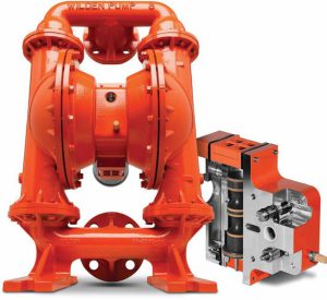 نمونه ای از پمپ پنوماتیک با جنس بدنه باکیغیت