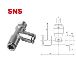 اتصالات فلزی سری : سه راهی بقل دنده  ( JPD    _     SNS)